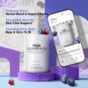 Codeage Teen Clearface Daily Multivitamin & Minerals, Complex De Multivitamine Pentru Adolescenti Pentru Ten Sanatos, 60 Cps