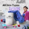 Codeage Teen Clearface Daily Multivitamin & Minerals, Complex De Multivitamine Pentru Adolescenti Pentru Ten Sanatos, 60 Cps