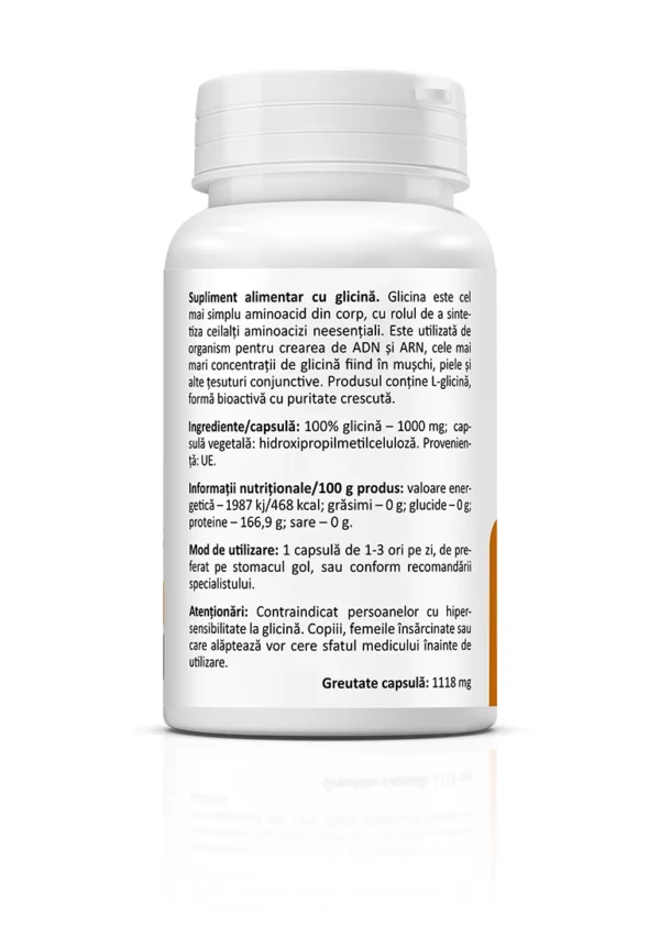 Glycine, 1000 mg, 60 capsule, Zenyth