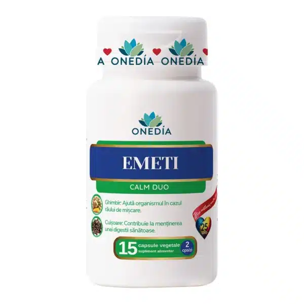 Emeti Calm Duo rău de mișcare, 15 Capsule, Onedia