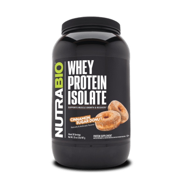 Nutrabio Whey Protein Isolate Cinnamon Sugar Donut