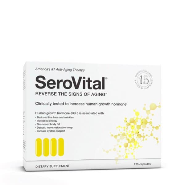 Serovital Reverse The Signs Of Aging, Formula Avansata Pentru Productia Naturala A Hormonului De Crestere Hgh, 120 Cps