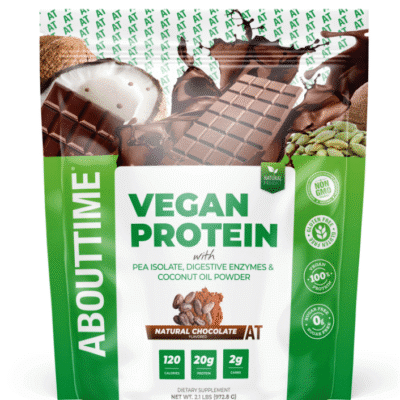 Abouttime Vegan Protein Proteina Vegana Cu Aroma Naturala De Ciocolata Abouttime Vegan Protein Proteina Vegana Cu Aroma Naturala De Ciocolata