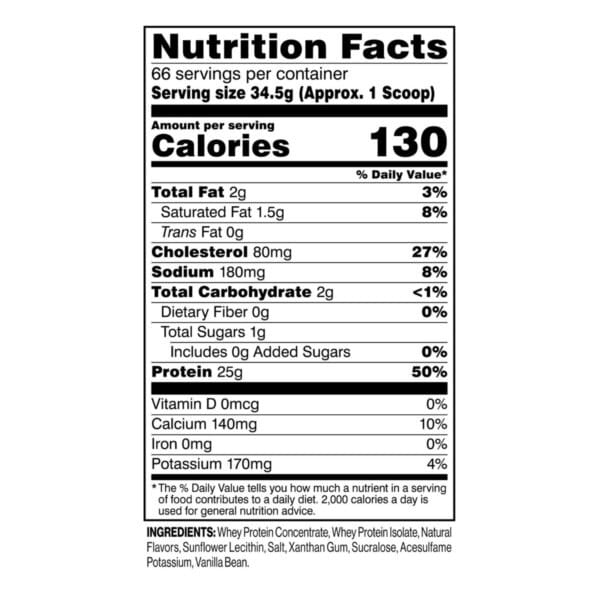 Cellucor C4 Whey Protein, Proteina Din Zer Cu Aroma De Vanilie, 2,28 Kg