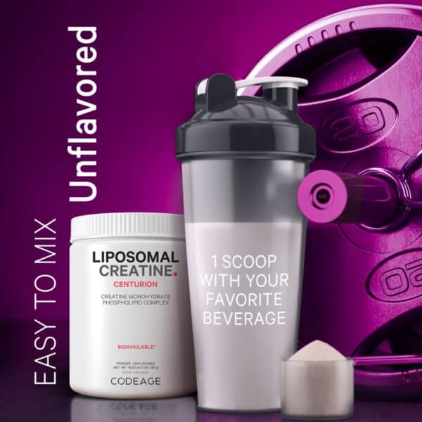Codeage Liposomal Creatine Monohydrate, Creatina Monohidrata Lipozomala, 455 g, GNC