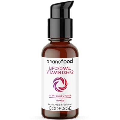 Codeage Liposomal Vitamin D3+k2 Orange Flavor