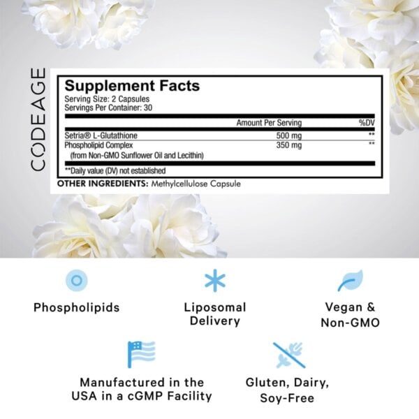 Codeage Liposomal Glutathione, 60 Cps, GNC