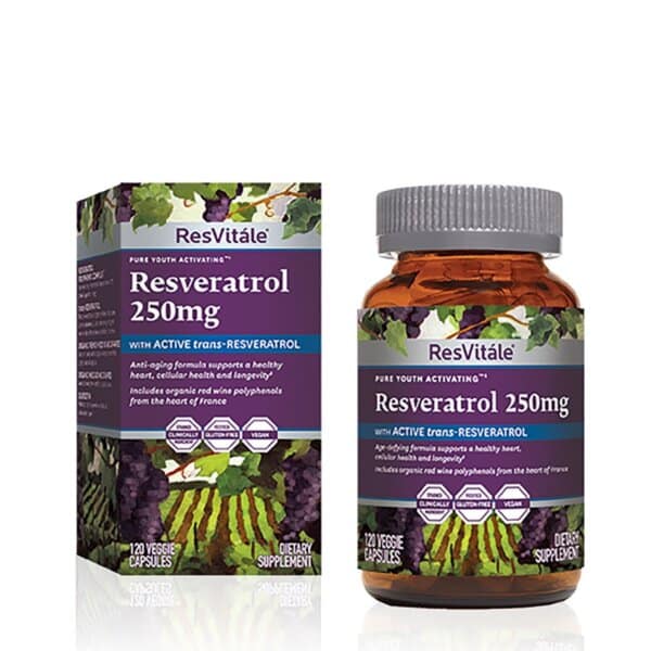 Resvitale Resveratrol 250 Mg Cu Quercetina