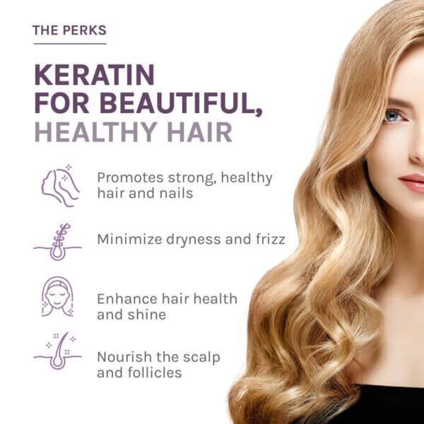 Resvitale Keratin Hair Enhance, Keratina Cu Biotina Si Resveratrol, 60 Cps