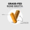 Codeage Bone Broth Collagen Peptides, Peptide Din Colagen De Tipul I, Ii & Iii Din Fiertura De Oase Cu Turmeric Si Ashwagandha, 180 Cps
