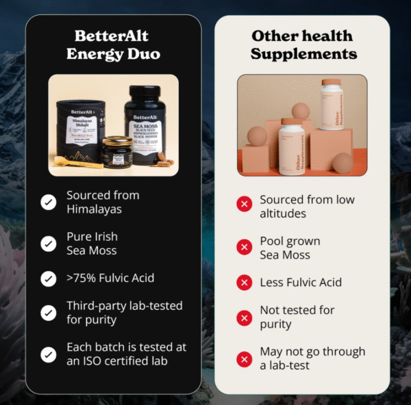 Better Alt Shilajit Himalayan, Rasină pură cu 75% Acid Fulvic, 30g, GNC