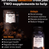 Better Alt Shilajit Sea Moss, Formula De Shilajit Cu Alge Marine, Ashwagandha Si Tongkat Ali, 120 Capsule