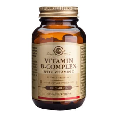Solgar Complex de vitamine B, 100 comprimate