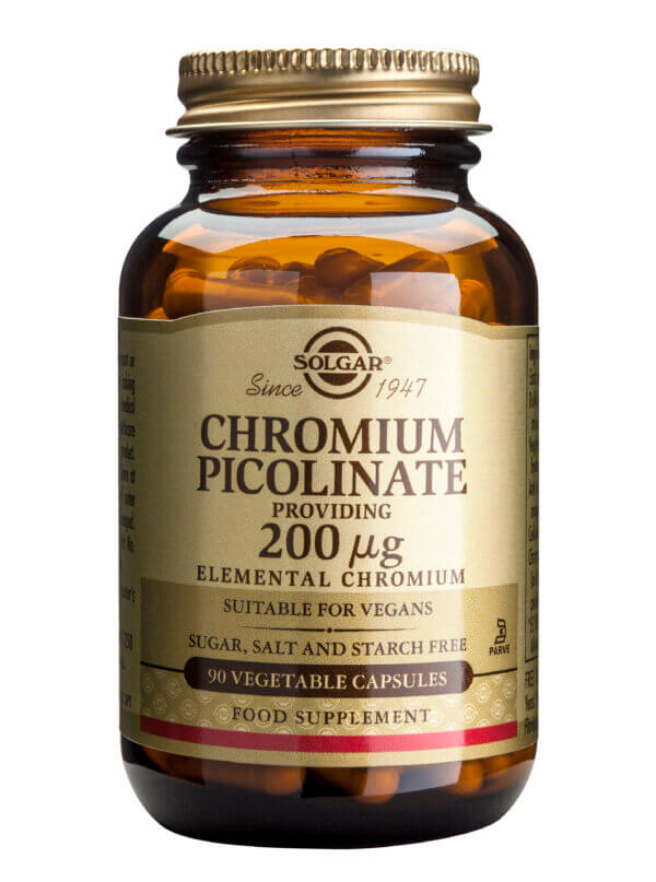 Chromium Picolinate 200ug 90 veg caps
