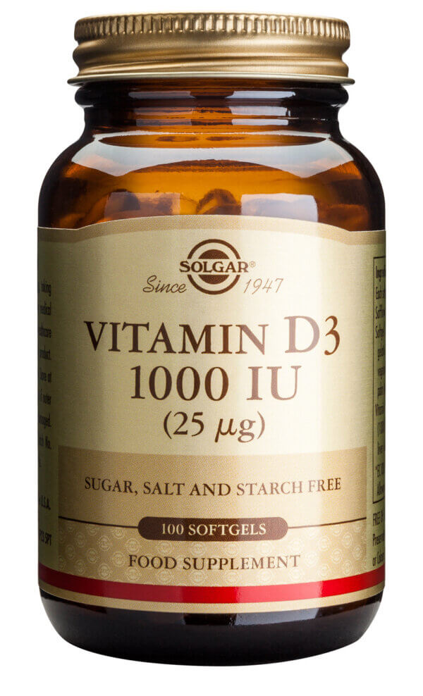 Vitamin D3 1000ui 100 softgels