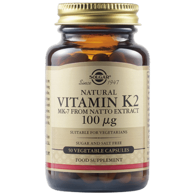 VITAMIN K2 100μg veg.caps 50s