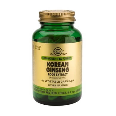 Korean Ginseng Root Extract 60cps