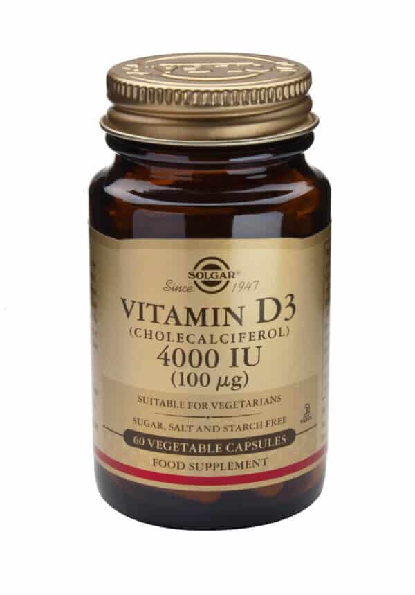 Vitamin D3 4000IU 60 capsule vegetale