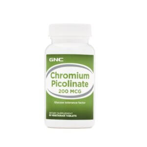 Chromium Picolinate 200 Mcg, 90 comprimate, GNC