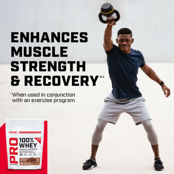 Gnc Pro Performance 100% Whey, Proteina Din Zer Cu Aroma De Vanilie, Testata Antidoping, 369g