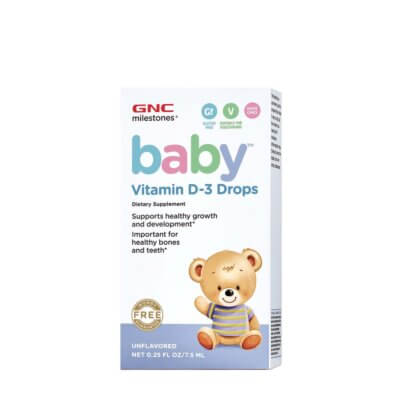 Gnc Milestones Baby Vitamin D-3 Drops