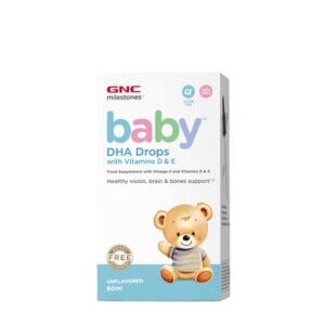 Gnc Milestones Baby Dha Drops With Vitamins D & E