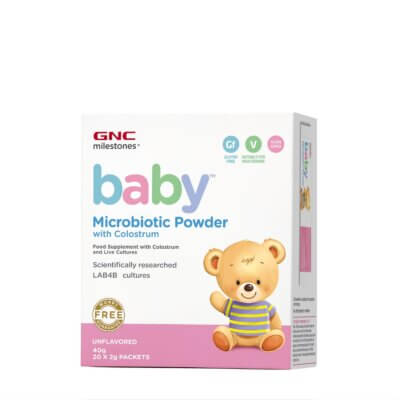 Gnc Milestones Baby Microbiotic Pudra Lab4b Studiat Clinic Cu Colostru