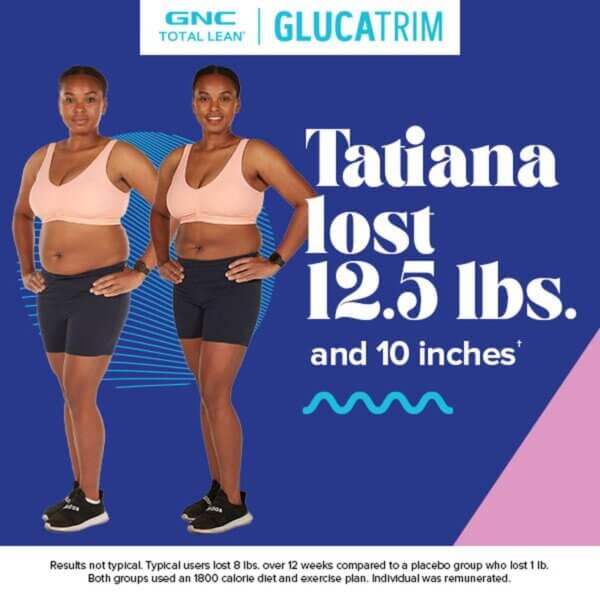 Total Lean Glucatrim Proven Weight Loss + Blood Glucose Support, 120 Cps, GNC