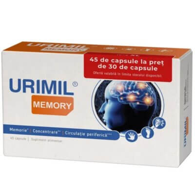Urimil Memory, 45 capsule, Naturpharma