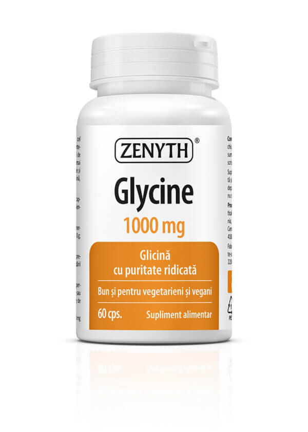 Glycine, 1000 mg, 60 capsule, Zenyth