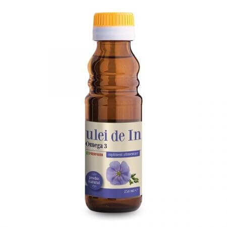 Ulei de in cu Omega‑3, 100 ml, Parapharm