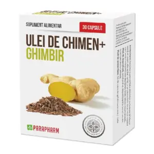 Ulei de Chimen și Ghimbir, 30 capsule, Parapharm