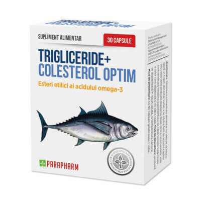 Trigliceride și Colesterol Optim, 30 capsule, Parapharm