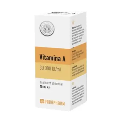 Vitamina A, 30000 UI/ml, 10 ml, Parapharm