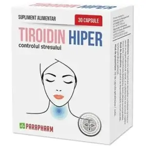 Tiroidin Hiper, 30 capsule, Parapharm
