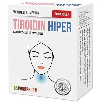 Tiroidin Hiper, 30 capsule, Parapharm