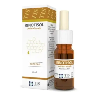 Rinotisol picături nazale, 10 ml, Tis Farmaceutic