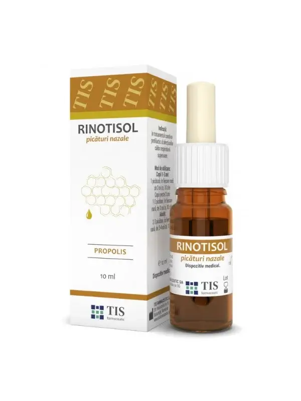 Rinotisol picături nazale, 10 ml, Tis Farmaceutic