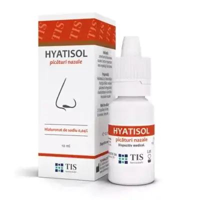 Hyatisol picături nazale, 10 ml, Tis Farmaceutic