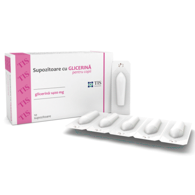 Supozitoare pentru copii cu glicerină 1400mg, 10 supozitoare, Tis Farmaceutic