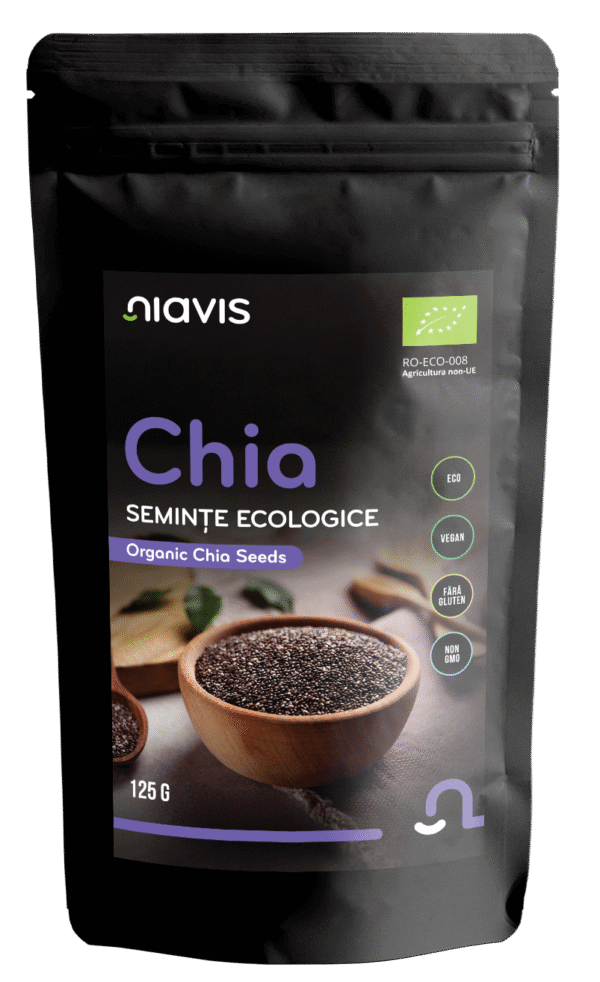 Chia Semințe Ecologice/BIO, 125g, Niavis