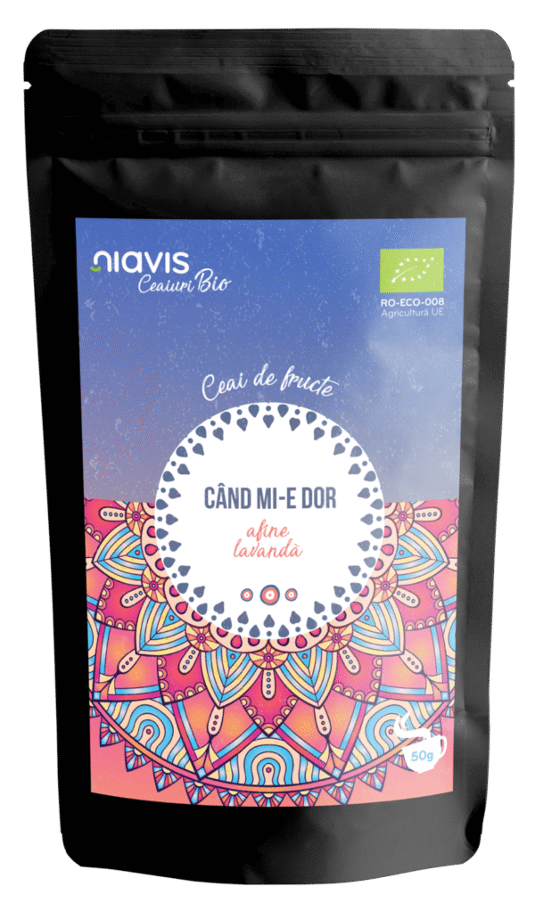 Ceai Ecologic/BIO "Când Mi-e Dor", 50g, Niavis