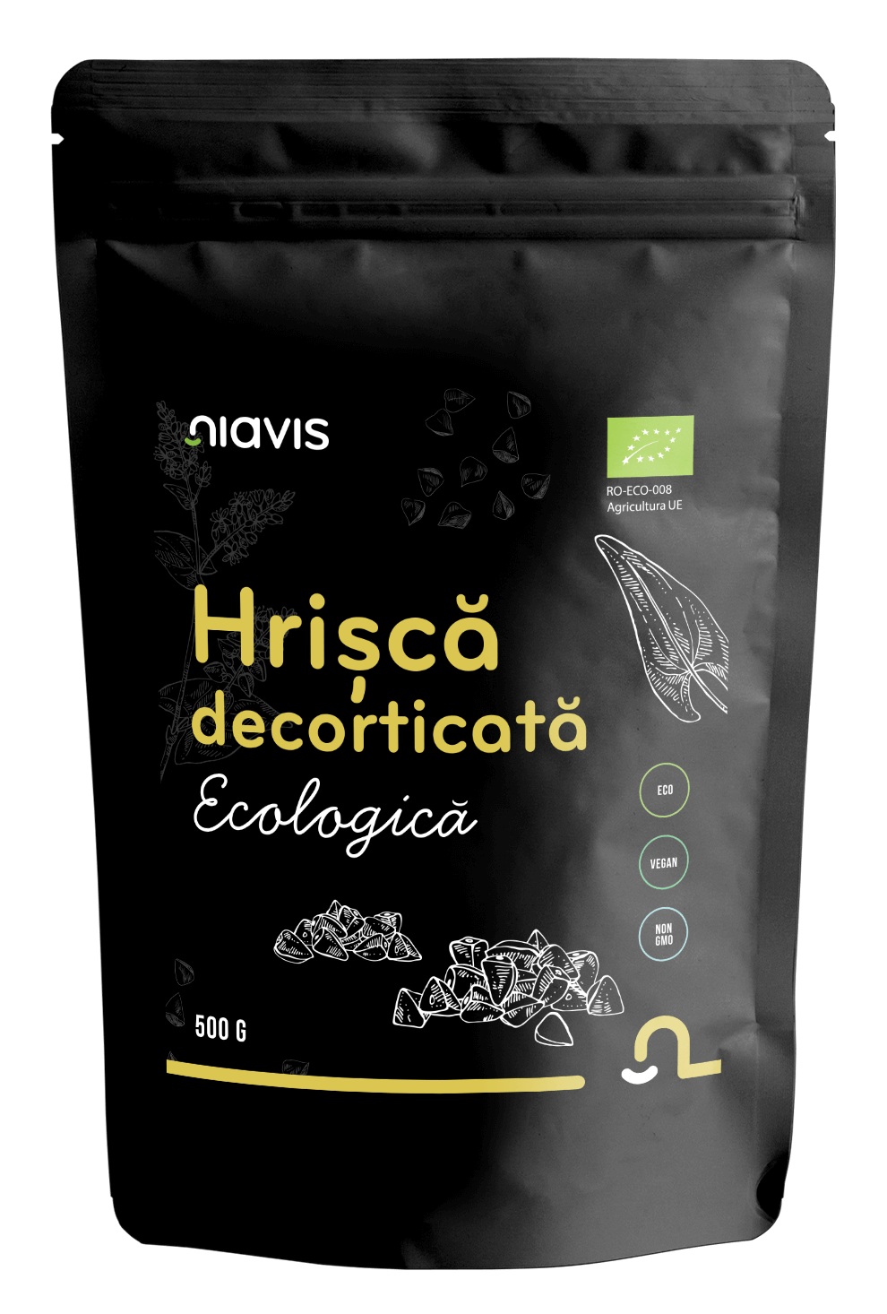Hrișcă Decorticată Ecologică/BIO, 500g, Niavis