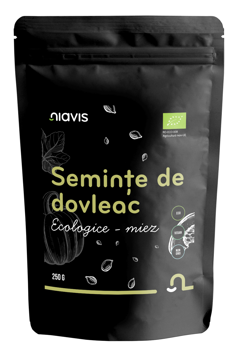 Semințe de Dovleac Ecologice/BIO, 250g, Niavis