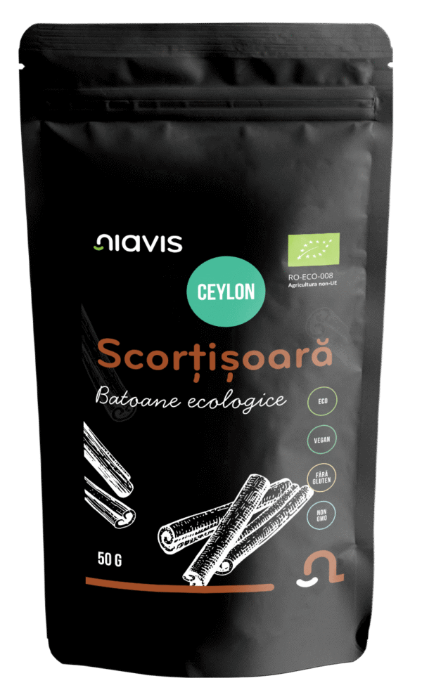 Scorțișoară Ceylon Batoane Ecologice/BIO, 50g, Niavis