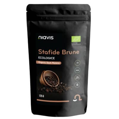 Stafide Brune Ecologice/BIO, 125g – Niavis