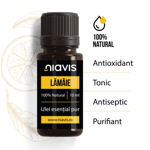 Ulei esențial de Lămâie, 10ml, Niavis