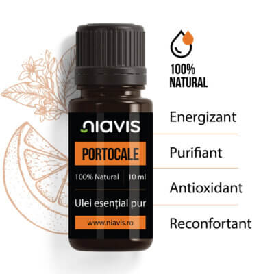 Ulei esențial de Portocale, 10ml, Niavis