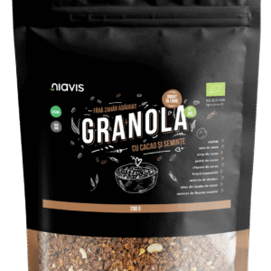 Granola cu cacao şi seminţe Ecologică/BIO, 200g, Niavis