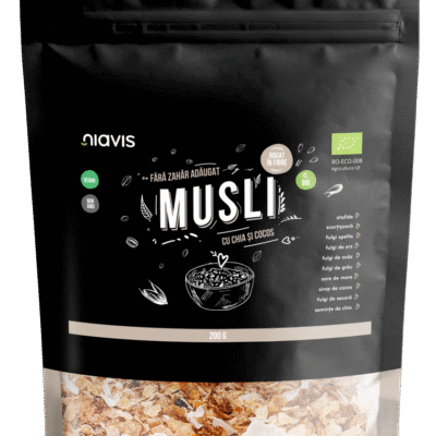 Musli cu Chia și Cocos Ecologic/BIO, 200g, Niavis